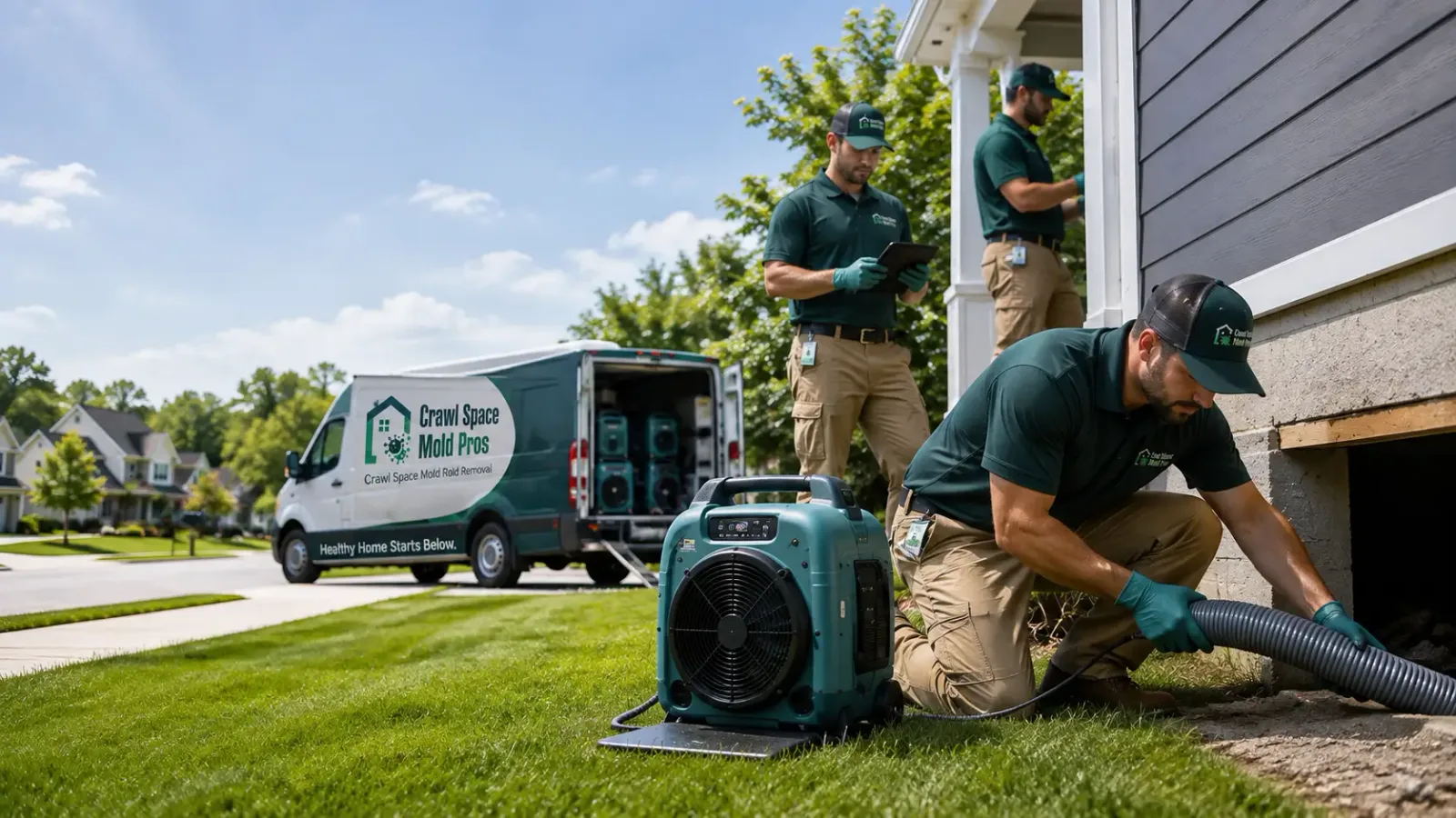 Crawl Space Mold Removal in Manly, IA